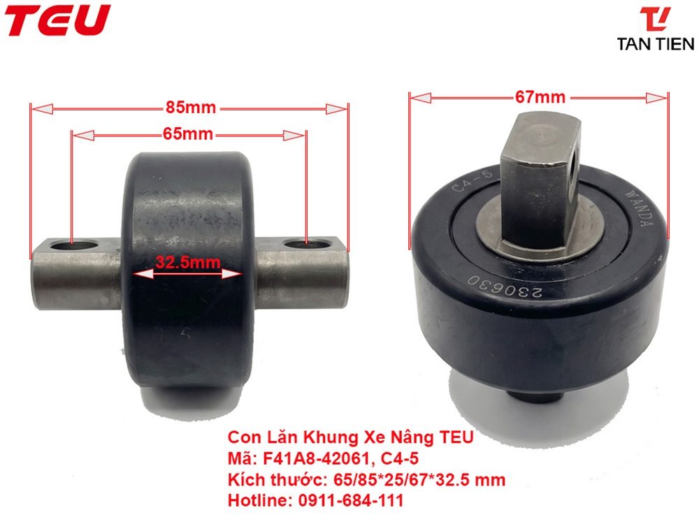 Con Lăn Khung Xe Nâng TEU F41A8-42061 (C4-5)